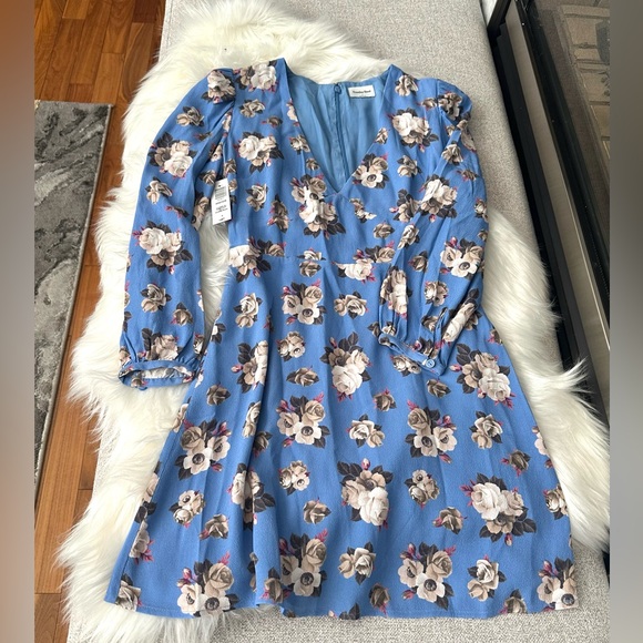 Vintage Inspired Ariztia Sunday Best Floral Long Sleeve Dress - Size 0 - Picture 1 of 4